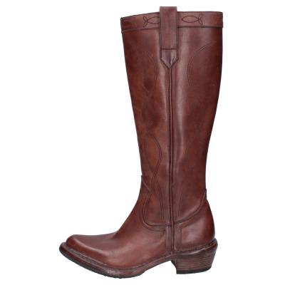 scarpe donna MOMA stivali marrone pelle 1DW308 VINTAGE BD929 Negozio