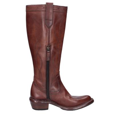 scarpe donna MOMA stivali marrone pelle 1DW308 VINTAGE BD929 Negozio