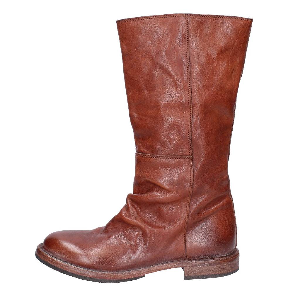 scarpe donna MOMA stivali marrone pelle 70304D VINTAGE EX489 Negozi Online