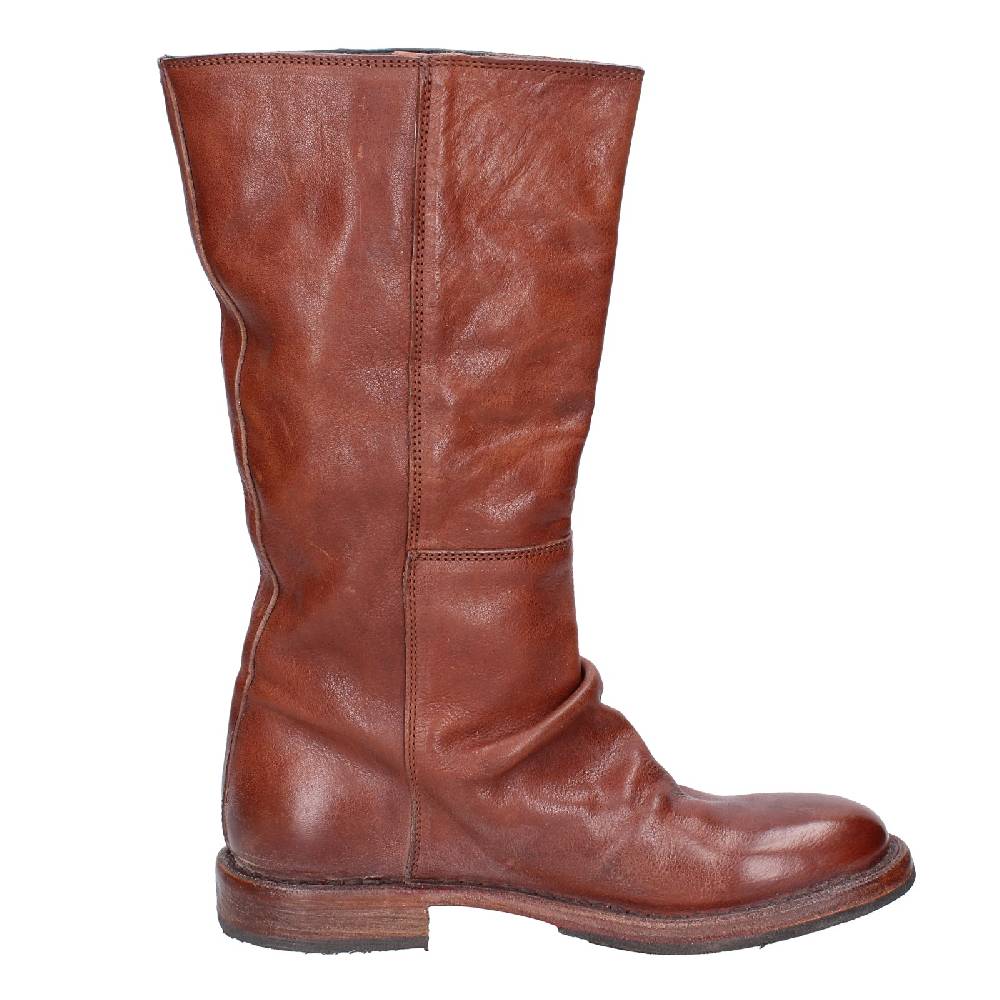 scarpe donna MOMA stivali marrone pelle 70304D VINTAGE EX489 Negozi Online