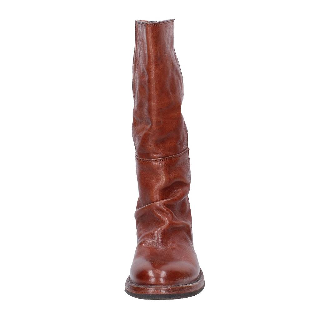 scarpe donna MOMA stivali marrone pelle 70304D VINTAGE EX489 Negozi Online