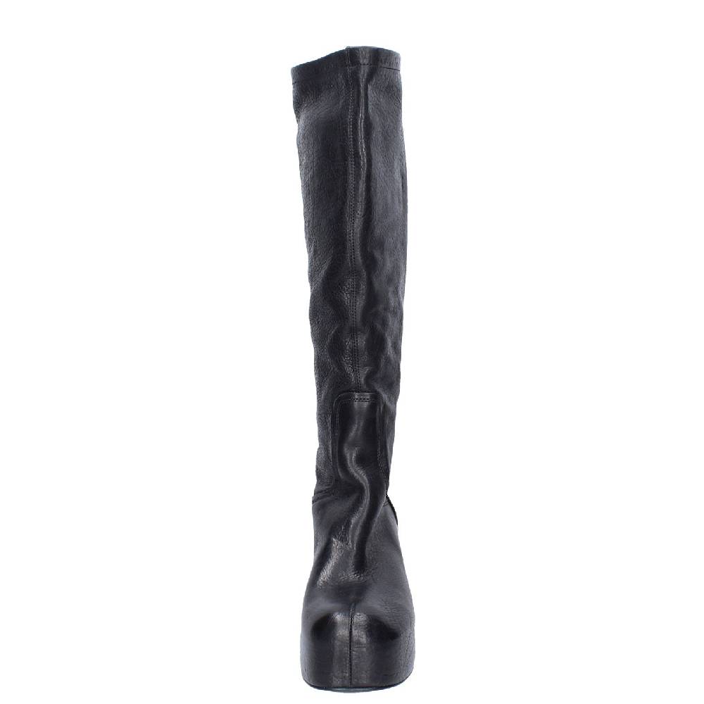 scarpe donna MOMA stivali nero pelle 87305D VINTAGE EX512 2025