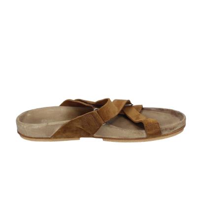 scarpe uomo MOMA sandali marrone camoscio 2GS458-K0B BC112 Spedizione Gratuita