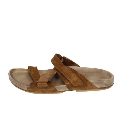 scarpe uomo MOMA sandali marrone camoscio 2GS458-K0B BC112 Spedizione Gratuita
