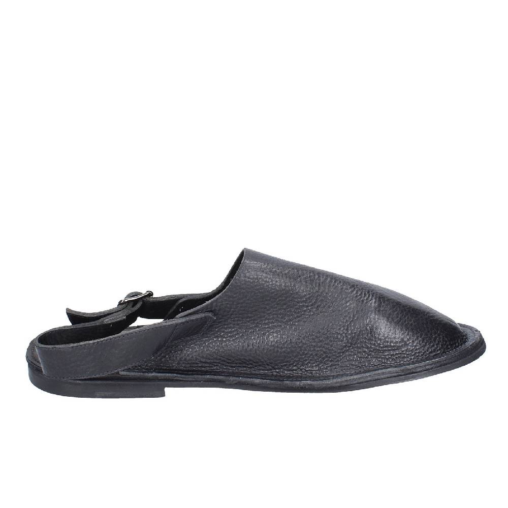 scarpe uomo MOMA sandali nero pelle 20401G VINTAGE EX392 Soddisfazione Garantita