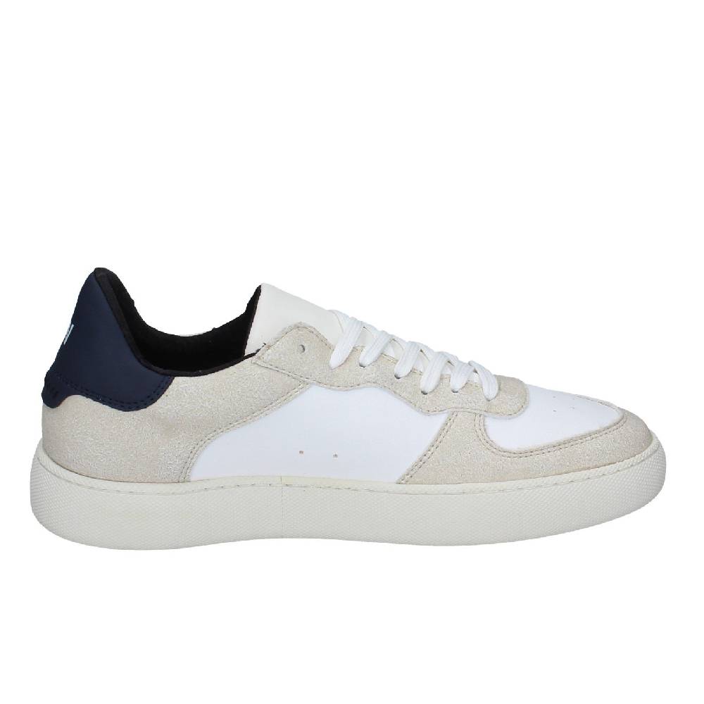 scarpe uomo NIRA RUBENS sandali bianco pelle beige camoscio EX195 Qualità Garantita
