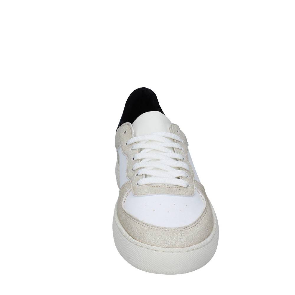 scarpe uomo NIRA RUBENS sandali bianco pelle beige camoscio EX195 Qualità Garantita