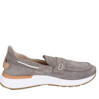 scarpe uomo MOMA mocassini grigio camoscio 4FS413-CRPI BC99 Affare Del Giorno