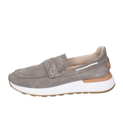 scarpe uomo MOMA mocassini grigio camoscio 4FS413-CRPI BC99 Affare Del Giorno