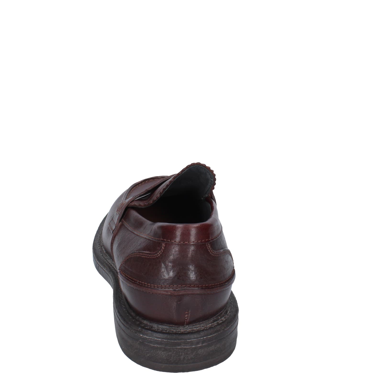 scarpe uomo MOMA mocassini marrone pelle 65305E EY516 Presa