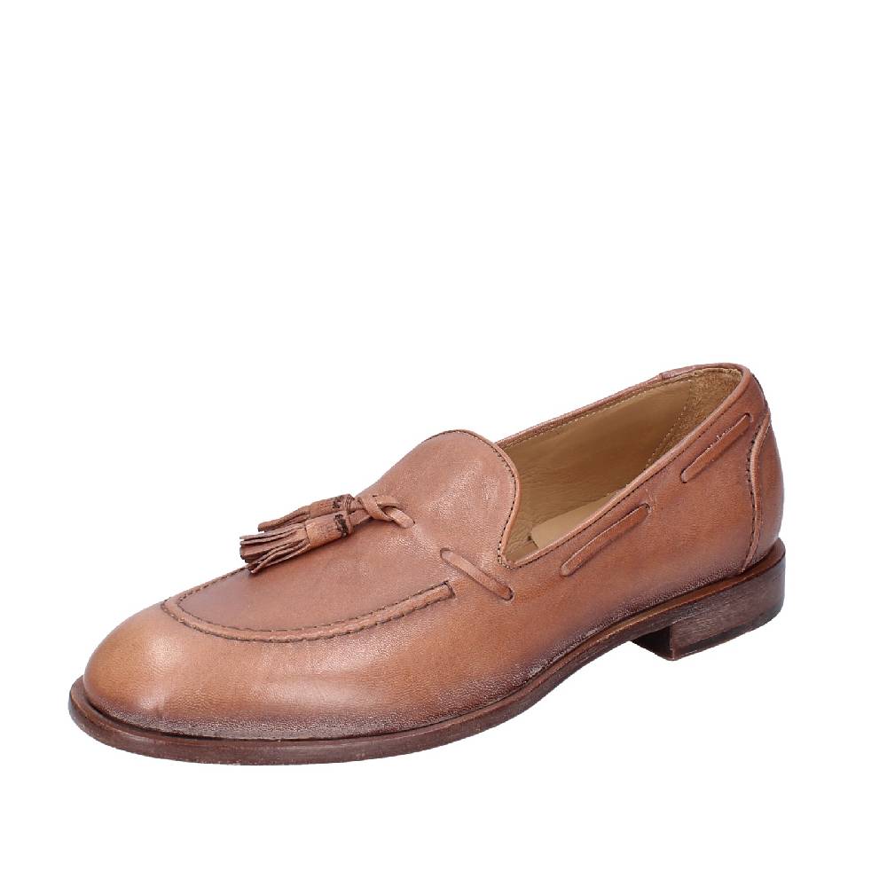 scarpe uomo MOMA mocassini marrone pelle 2FS410 VINTAGE EX375 Sconto