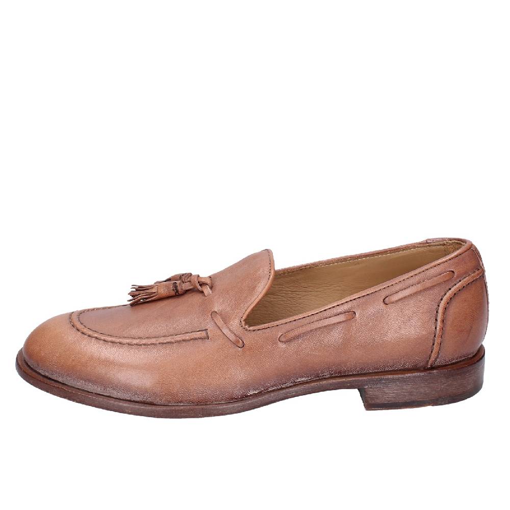 scarpe uomo MOMA mocassini marrone pelle 2FS410 VINTAGE EX375 Sconto