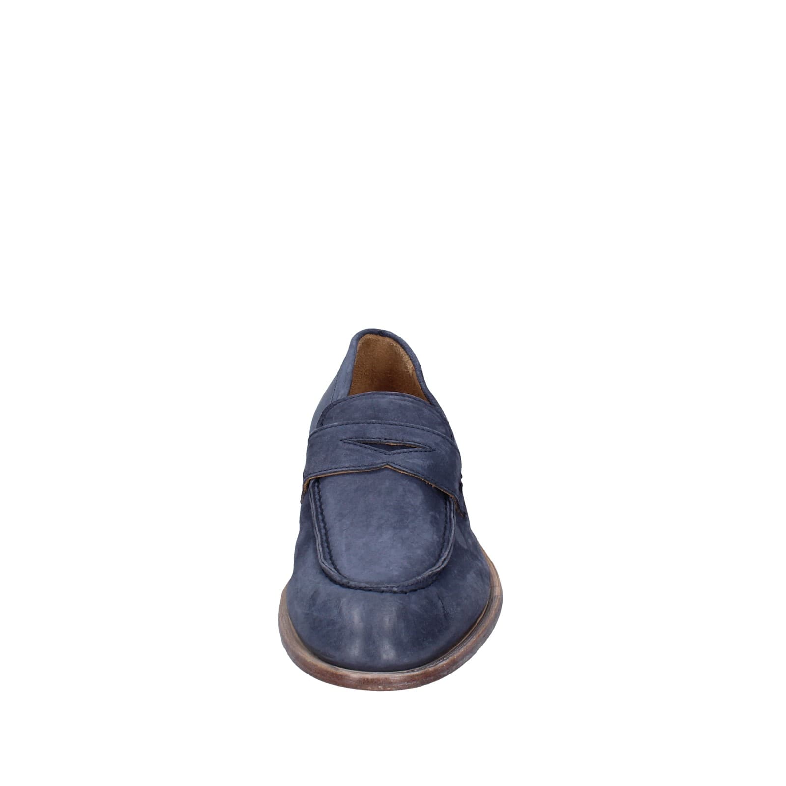 scarpe uomo MOMA mocassini blu camoscio 2E5449-OW EY425 Offerta