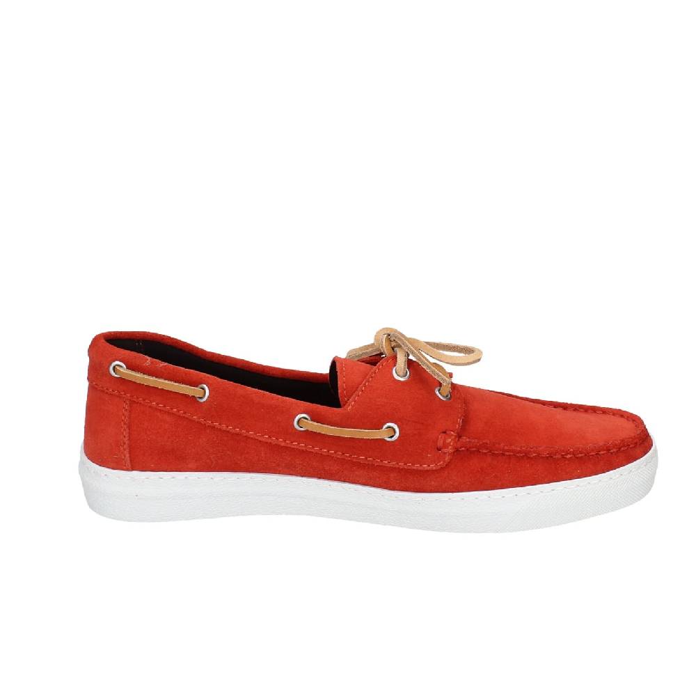 scarpe uomo RALPH LAUREN mocassini rosso camoscio celeste EY147 Online