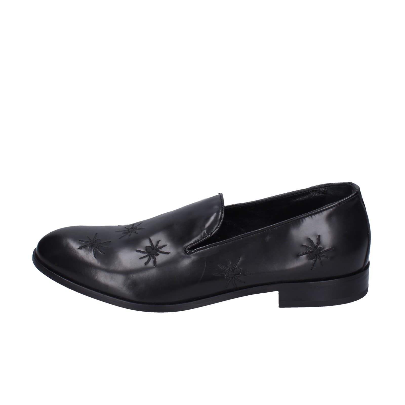 scarpe uomo EVEET mocassini nero pelle EZ231 Negozio