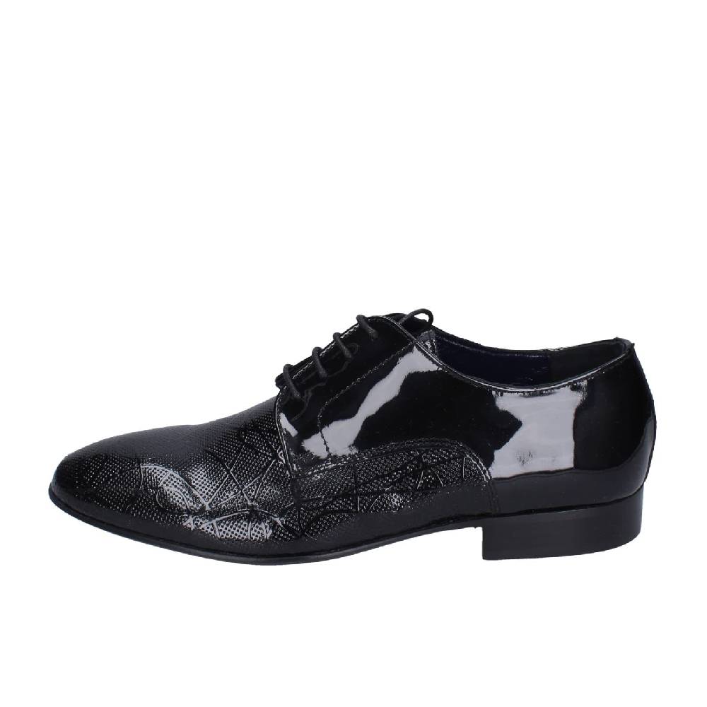 scarpe uomo EVEET classiche nero vernice EZ118 Promozione