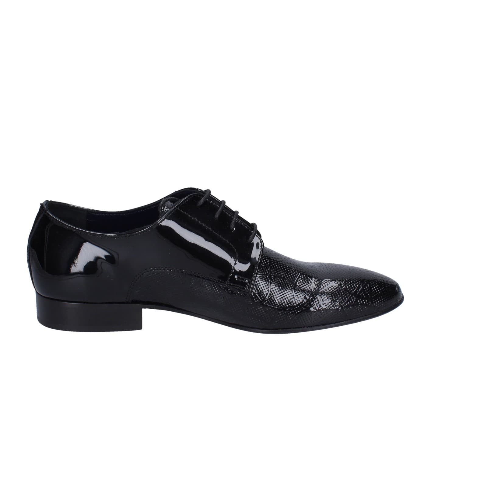 scarpe uomo EVEET classiche nero vernice EZ118 Promozione