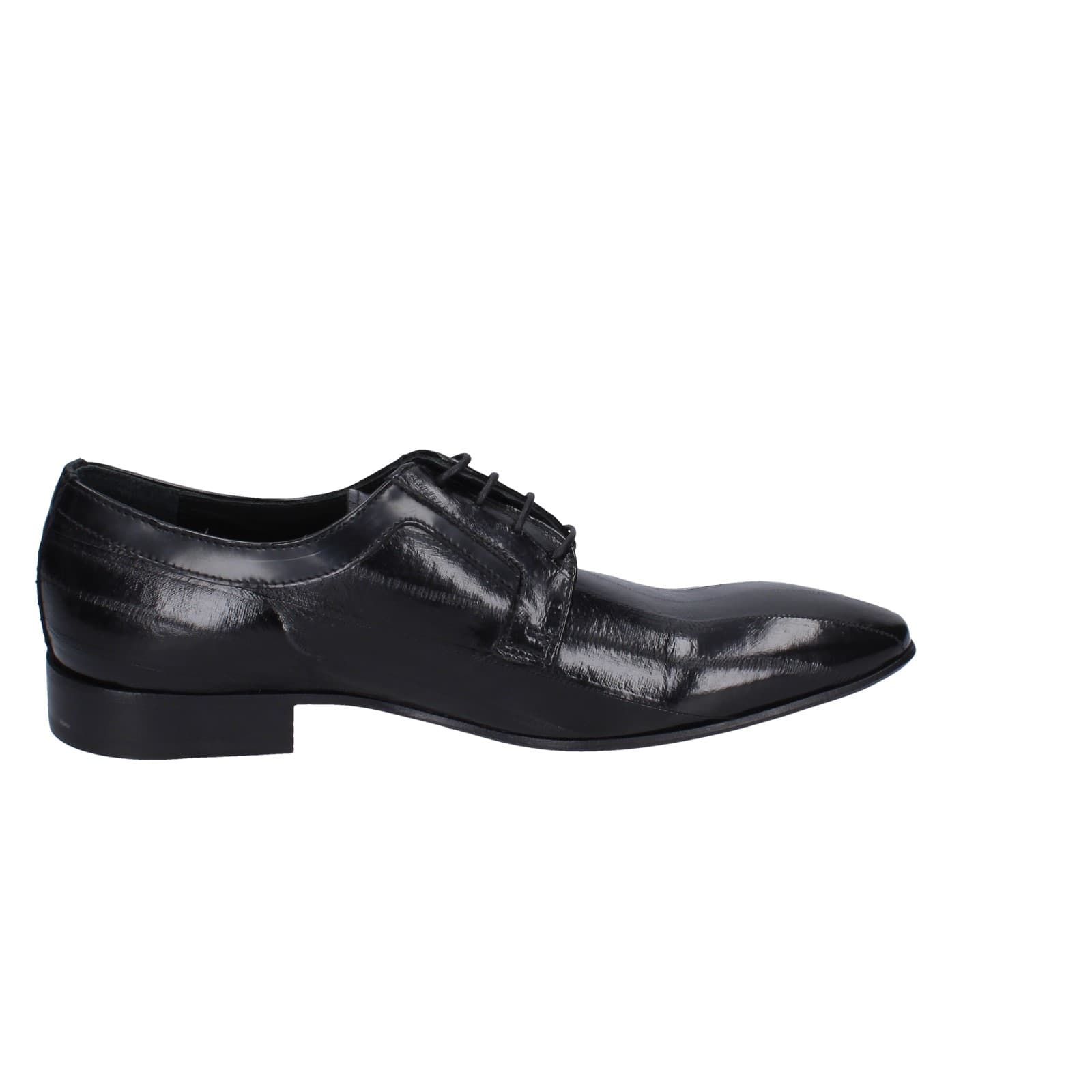 scarpe uomo EVEET classiche nero vernice EZ107 Pezzi Unici