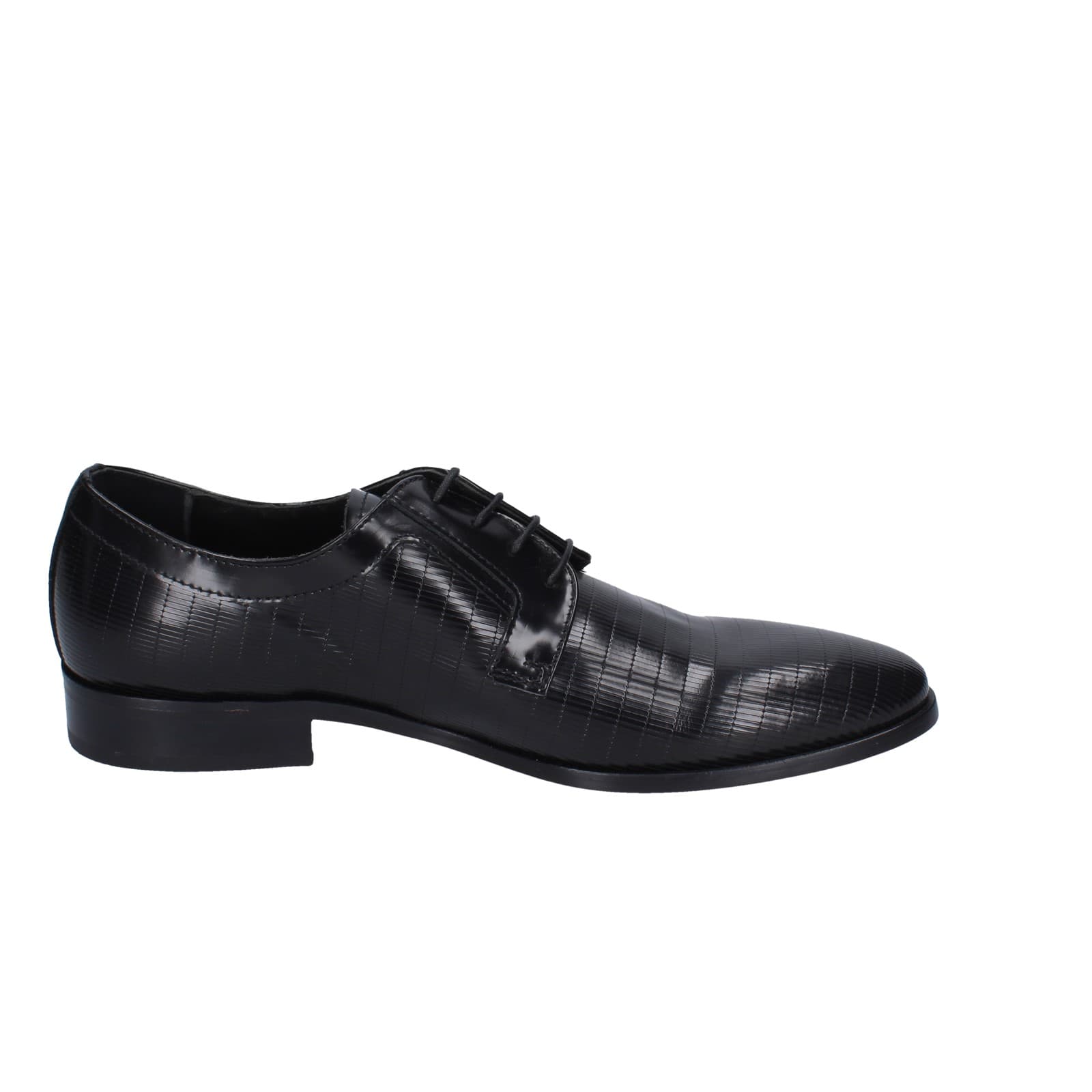 scarpe uomo EVEET classiche nero pelle EZ116 Soddisfazione Garantita