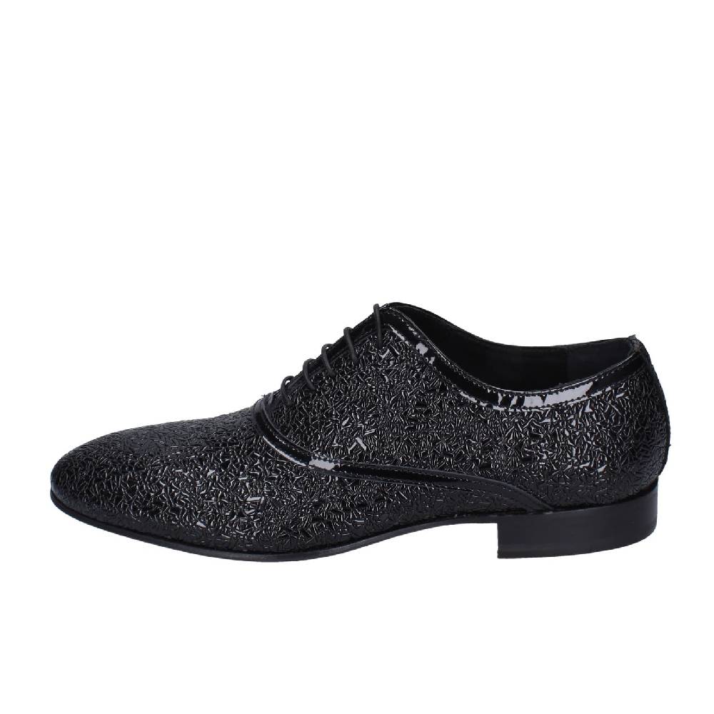 scarpe uomo EVEET classiche nero vernice EZ112 Negozi Online
