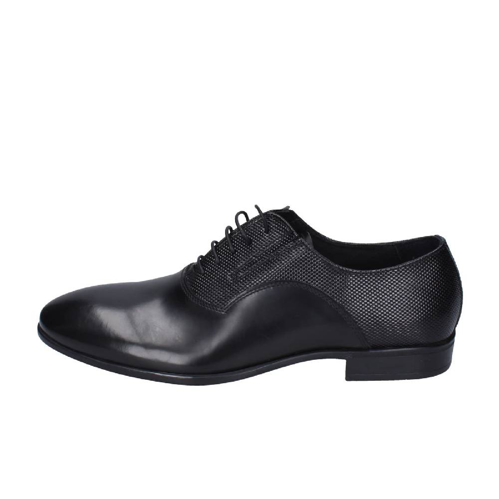 scarpe uomo EVEET classiche nero pelle EZ98 Fino Al -60%