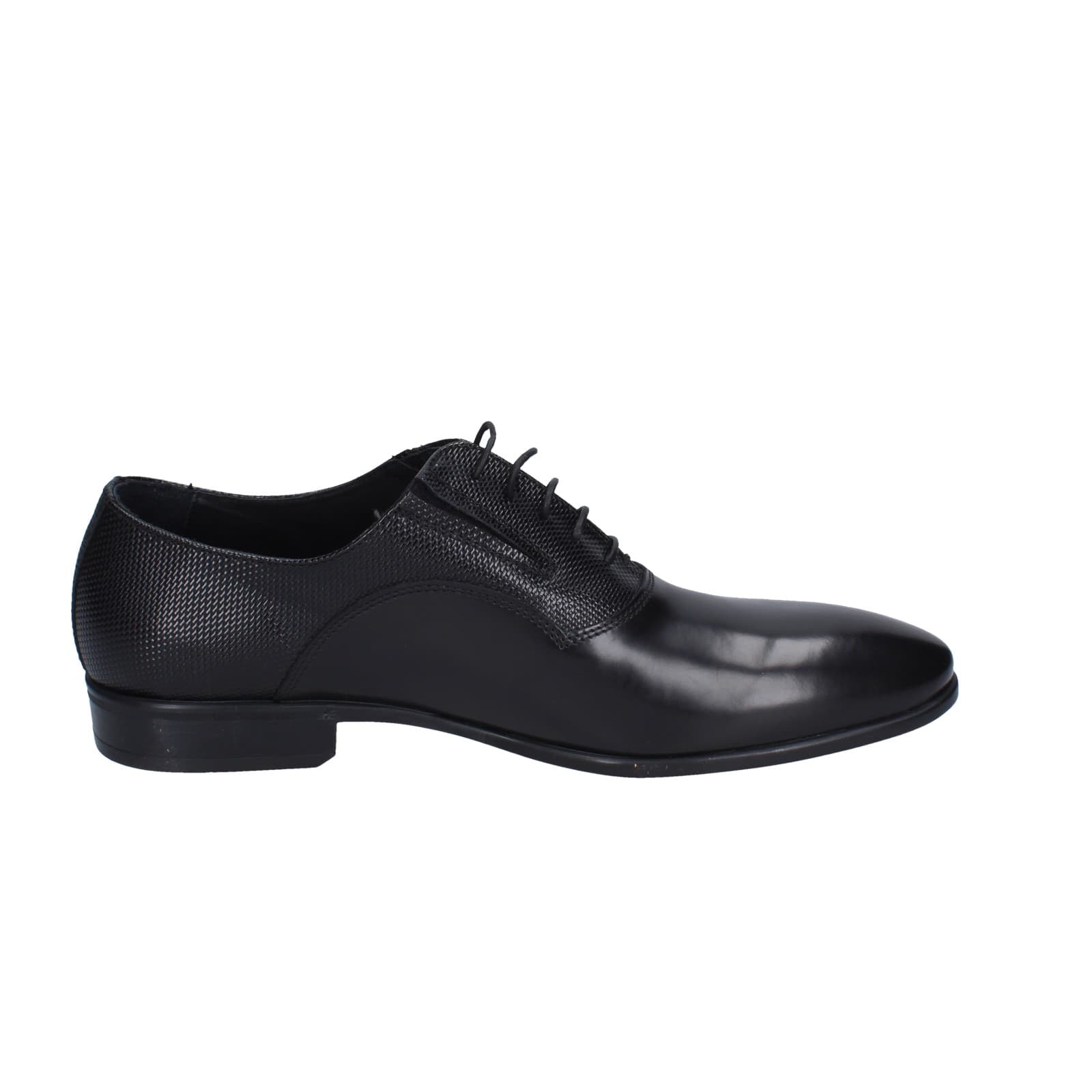 scarpe uomo EVEET classiche nero pelle EZ98 Fino Al -60%