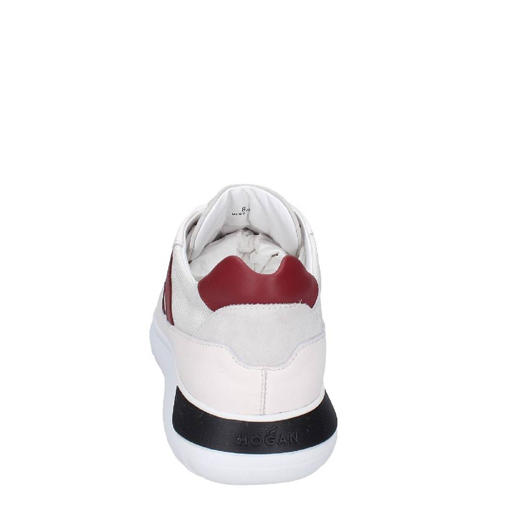 scarpe uomo HOGAN sneakers bianco pelle tessuto EX346 Prezzo Ridotto