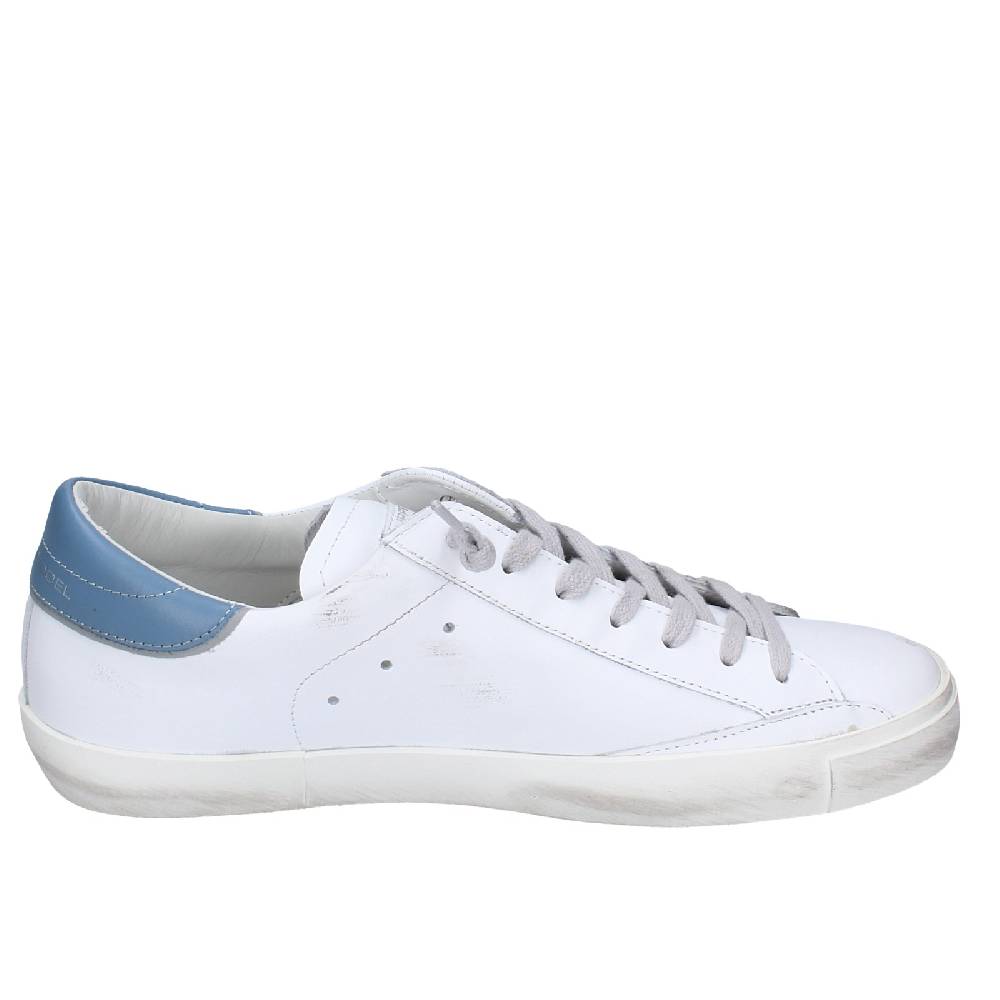 scarpe uomo PHILIPPE MODEL sneakers bianco pelle VINTAGE EX356 Sottocosto