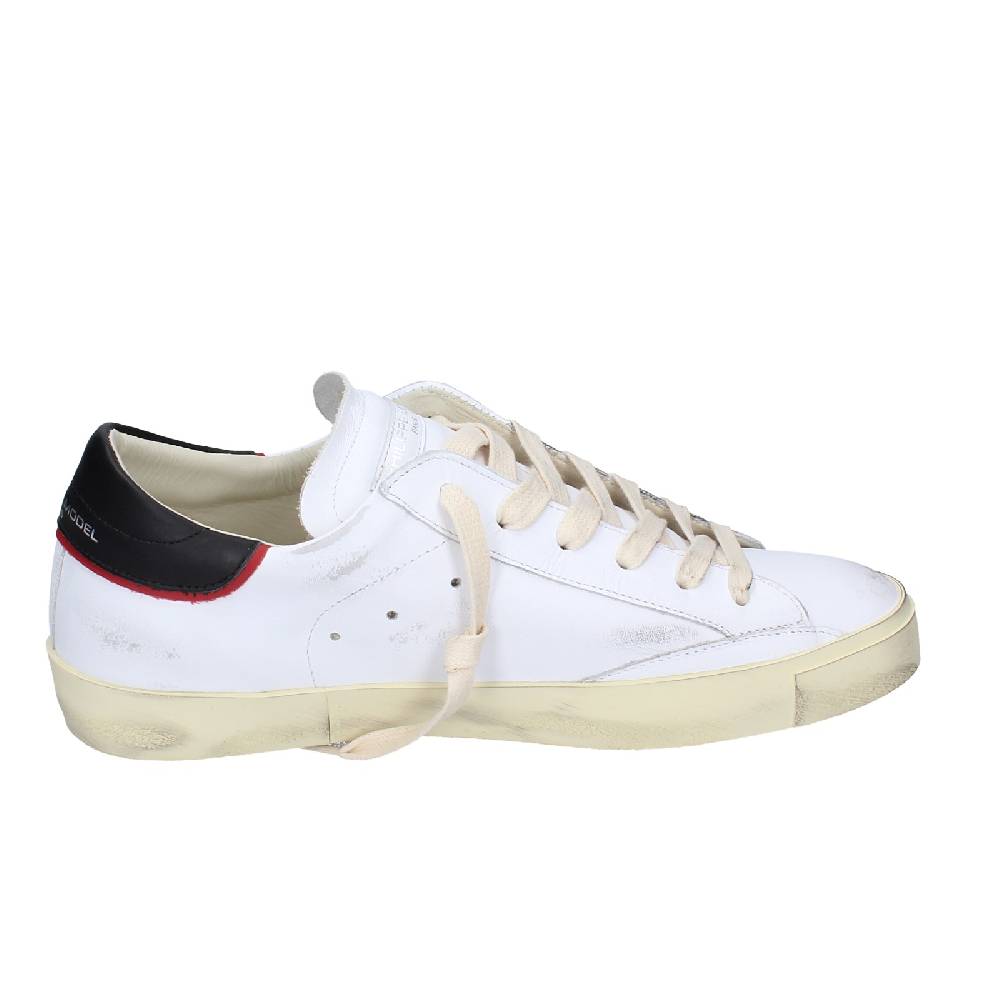 scarpe uomo PHILIPPE MODEL sneakers bianco pelle VINTAGE EX361 Offerta