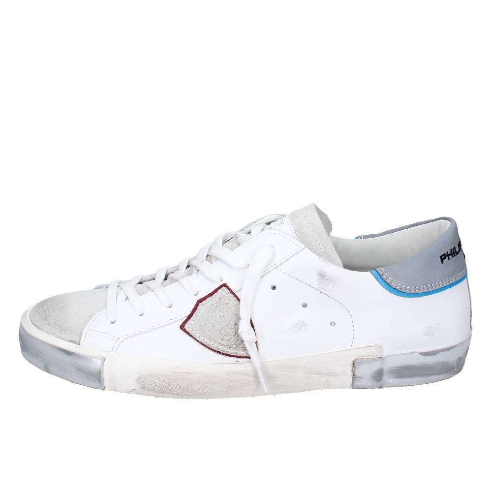 scarpe uomo PHILIPPE MODEL sneakers bianco pelle VINTAGE EX342 Offerte