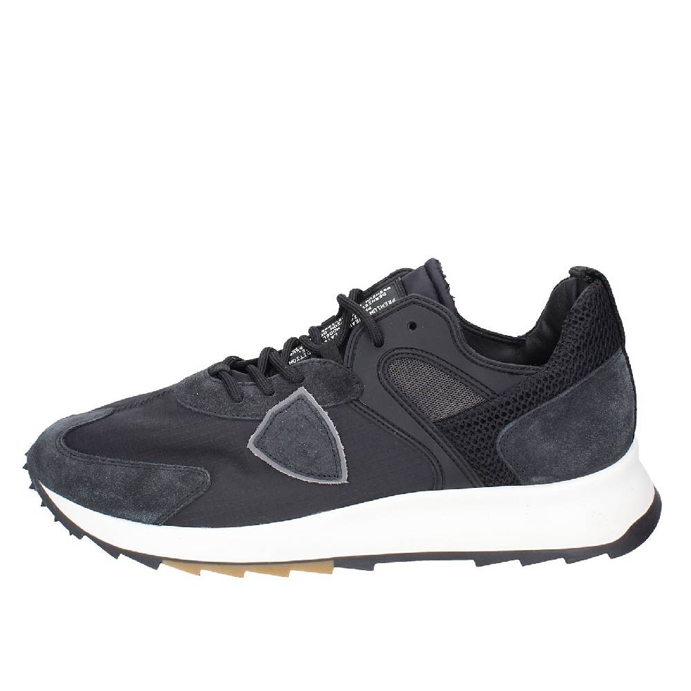 scarpe uomo PHILIPPE MODEL sneakers nero camoscio tessuto EX343 I Più Venduti