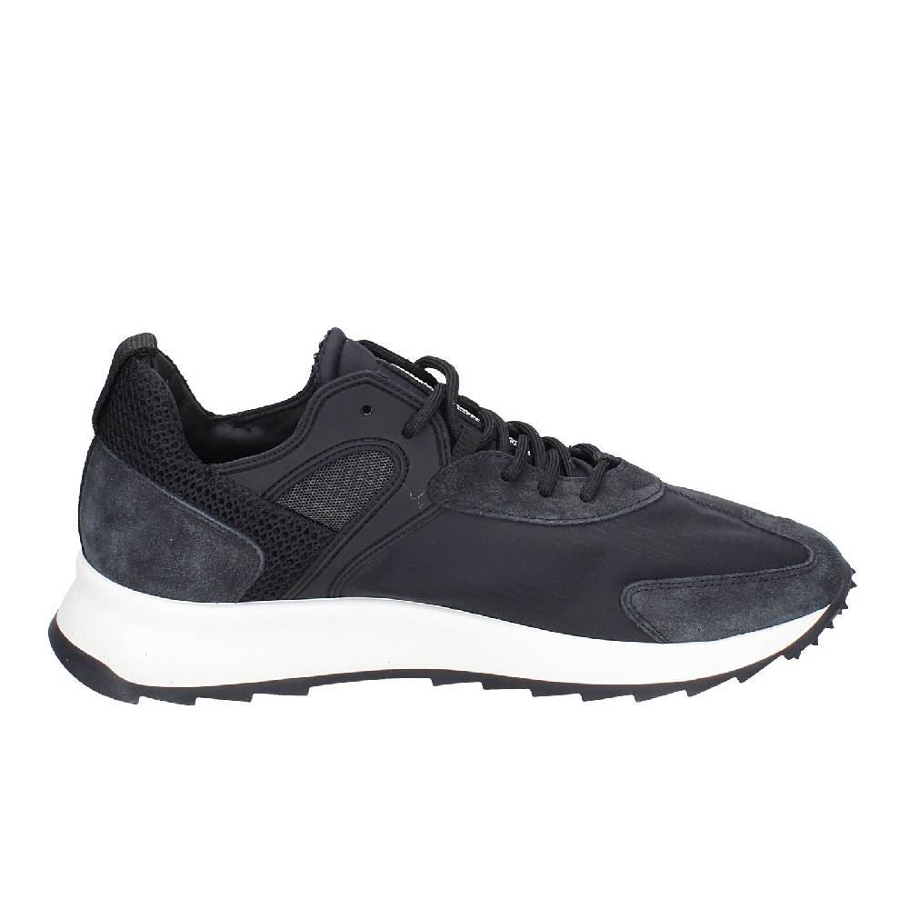 scarpe uomo PHILIPPE MODEL sneakers nero camoscio tessuto EX343 I Più Venduti