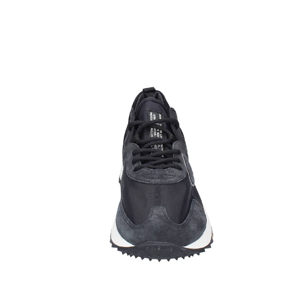 scarpe uomo PHILIPPE MODEL sneakers nero camoscio tessuto EX343 I Più Venduti