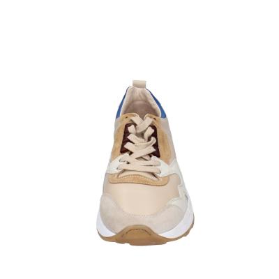 scarpe uomo MOMA sneakers beige pelle blu 4AS401-CRP BC260 Nuova