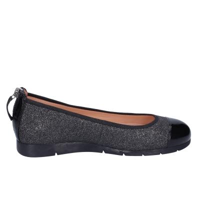 scarpe donna UNISA ballerine grigio pelle sintetica vernice BM36 Italia