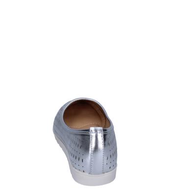 scarpe donna LANCETTI ballerine argento pelle sintetica BP564 Qualità