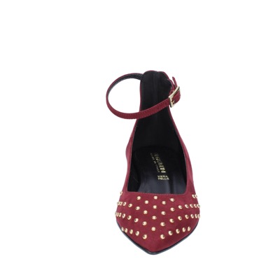 scarpe donna OLGA RUBINI ballerine bordeaux camoscio BS830 Vendita