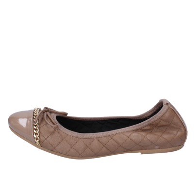 scarpe donna CROWN ballerine beige pelle BX639 Promozione