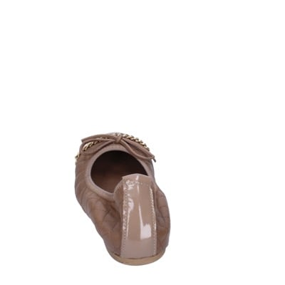 scarpe donna CROWN ballerine beige pelle BX639 Promozione