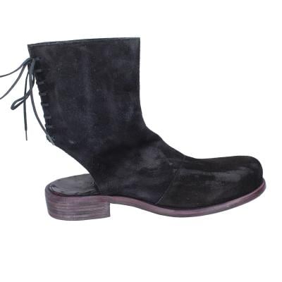 scarpe uomo VAZ RAJAN stivaletti nero camoscio VR18 BD69 Pezzi Unici