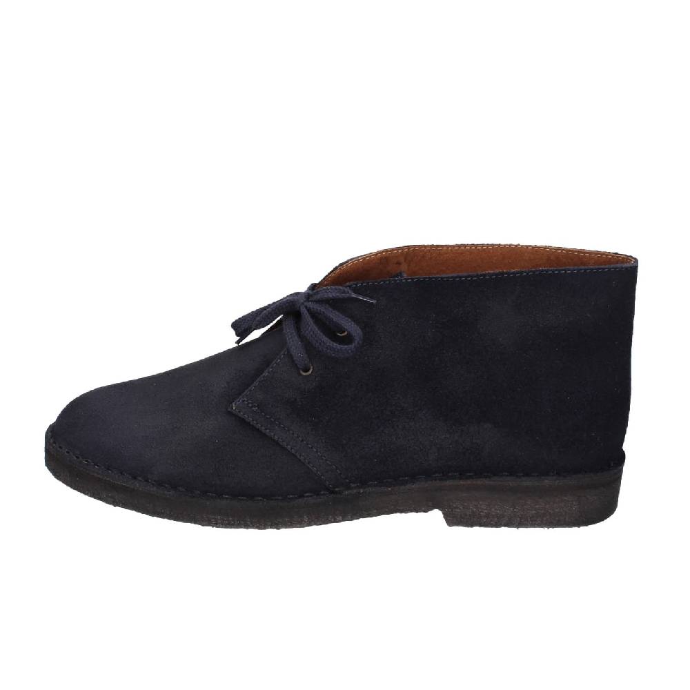 scarpe uomo IRWIN DANKS stivaletti blu camoscio EY123 Fino Al -60%
