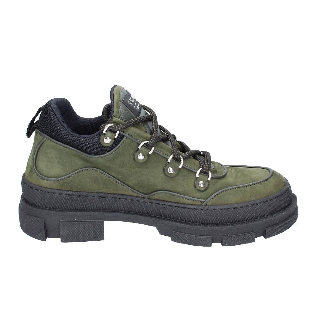 scarpe uomo STOKTON stivaletti verde pelle nabuk EY848 Shopping Online