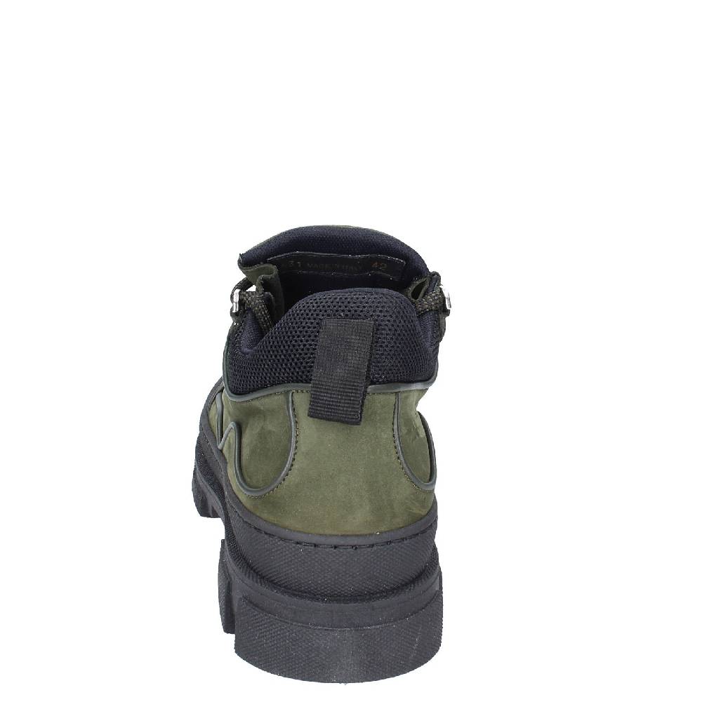 scarpe uomo STOKTON stivaletti verde pelle nabuk EY848 Shopping Online