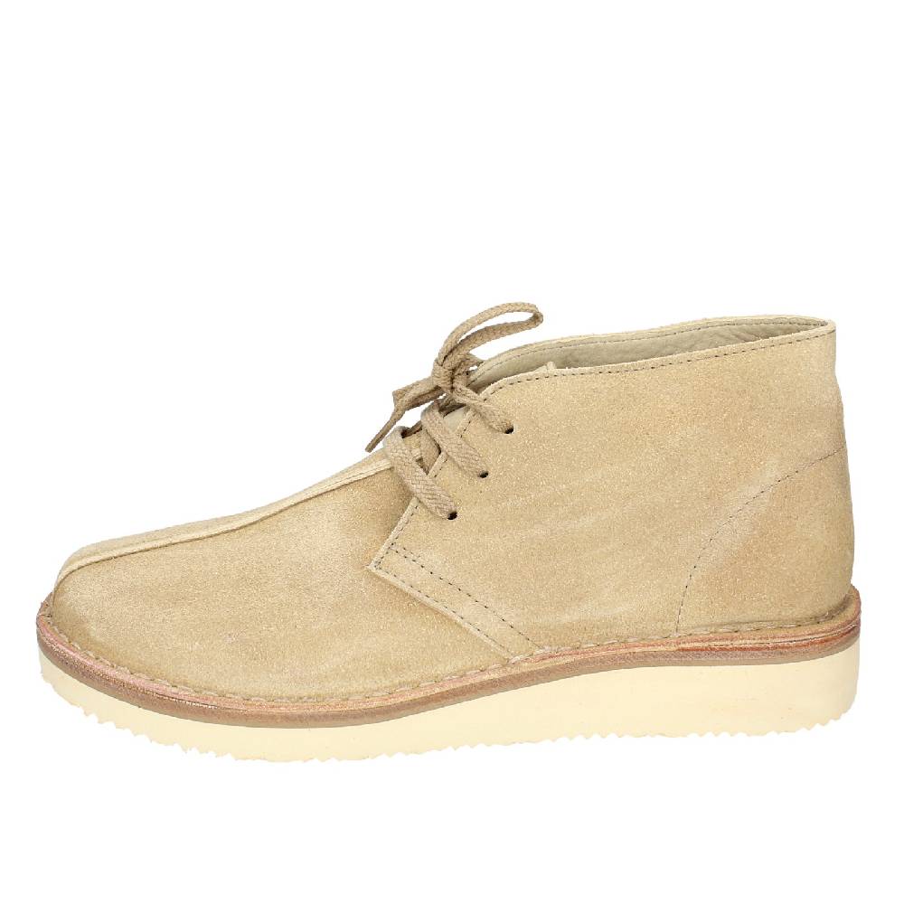 scarpe uomo ASTORFLEX stivaletti beige camoscio EY809 Sottocosto