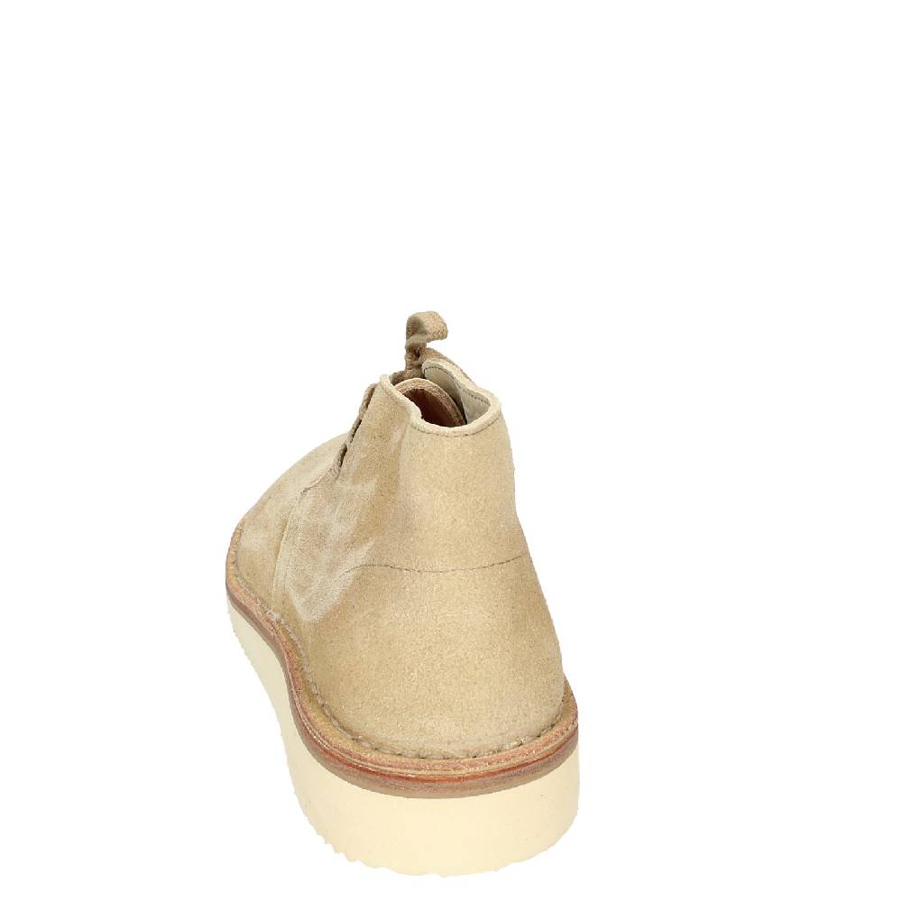 scarpe uomo ASTORFLEX stivaletti beige camoscio EY809 Sottocosto