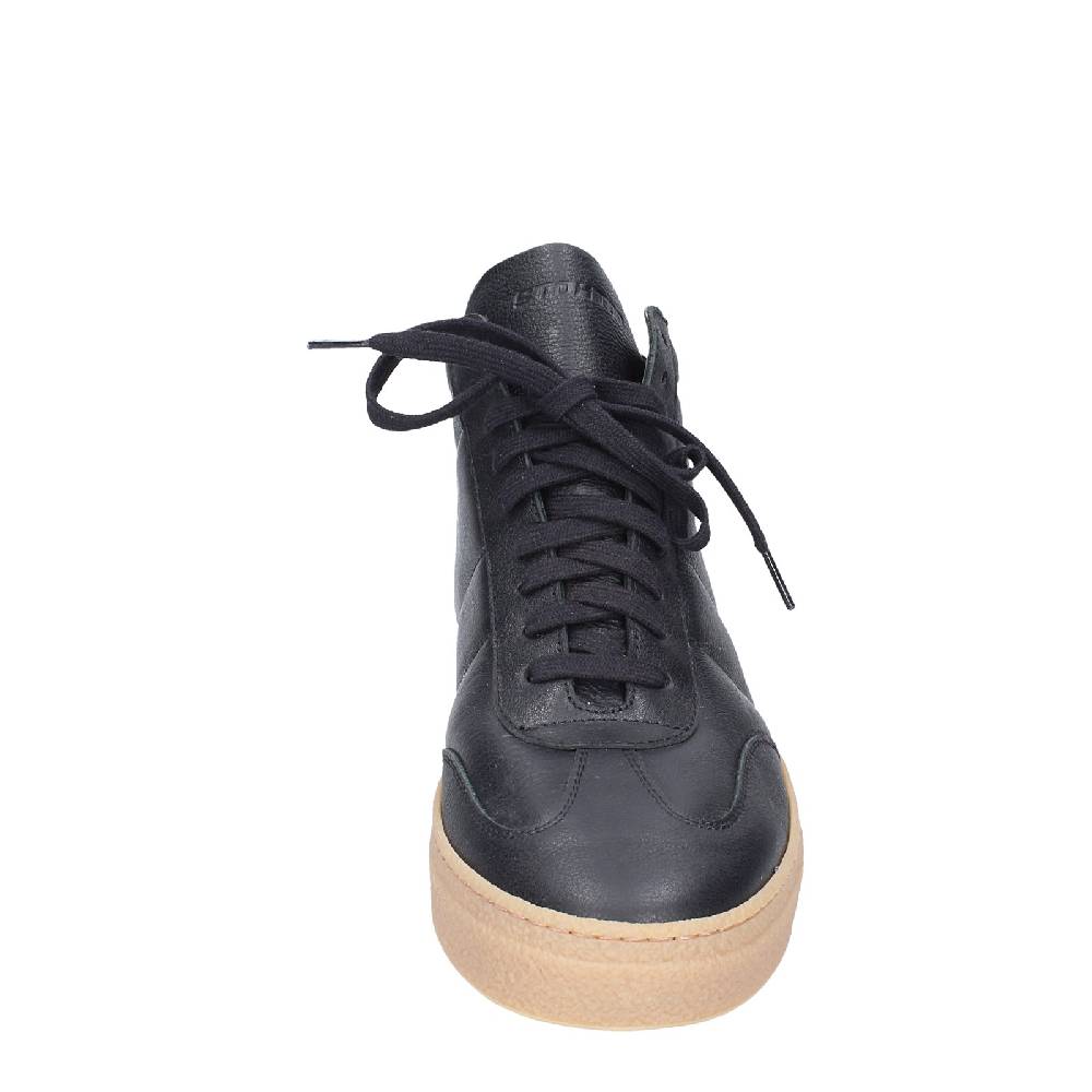 scarpe uomo STOKTON stivaletti nero pelle EY853 Presa