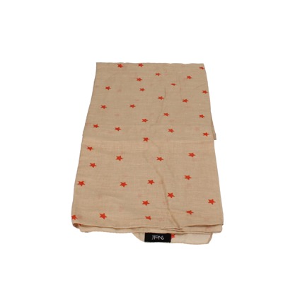 pareo donna NALI' beige cotone arancione AF422 Italy