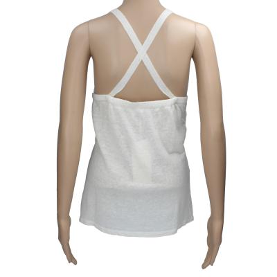 top donna STUDIO-J bianco panna lino AK317 Qualità