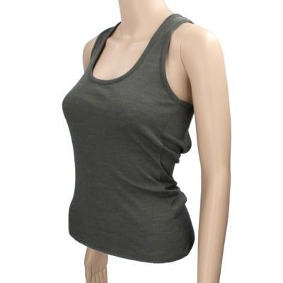 top canotta donna SUOLì 40 verde scuro tessuto AN662 Vendita