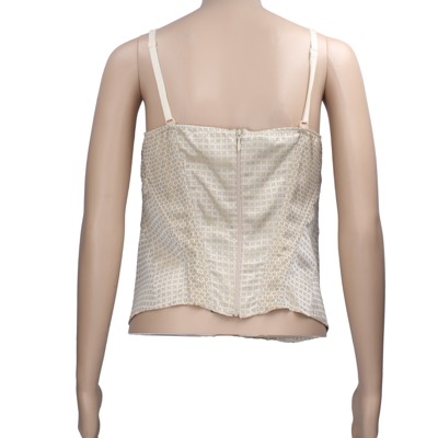 top donna AMULETI 44 beige lino AP14 Spedizione Gratuita